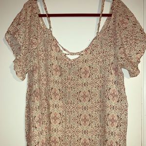 Cold shoulder blouse